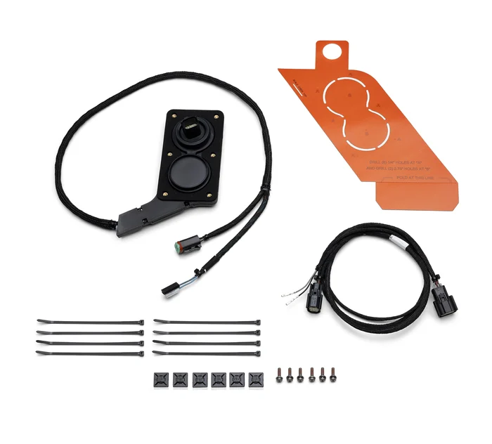 Harley-Davidson Audio by Rockford Fosgate Secondary Subwoofer Installation Kit