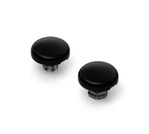 Harley-Davidson Front Axle Nut Covers – Gloss Black