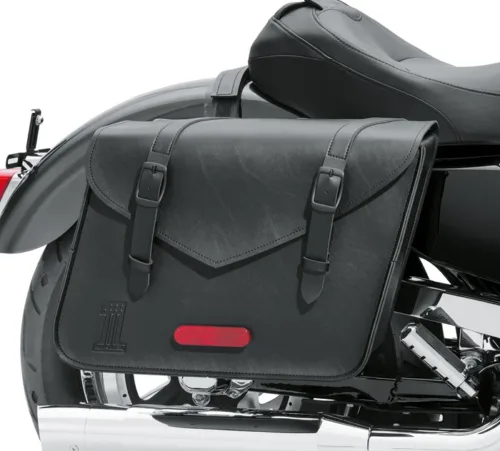 Harley Davidson Black Standard Line Large Throw-Over Saddlebags