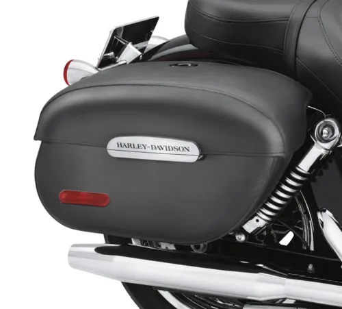 Harley Davidson Rigid Locking Leather Saddlebags