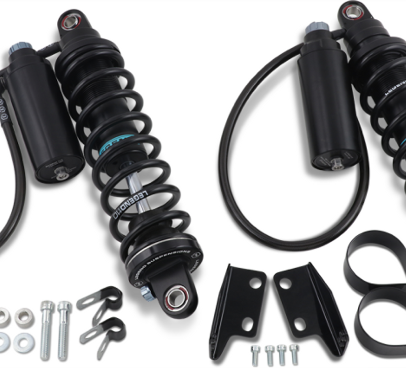 Legend Revo Arc Remote Reservoir Rear Suspension for '09-13 Harley Davidson Touring Models