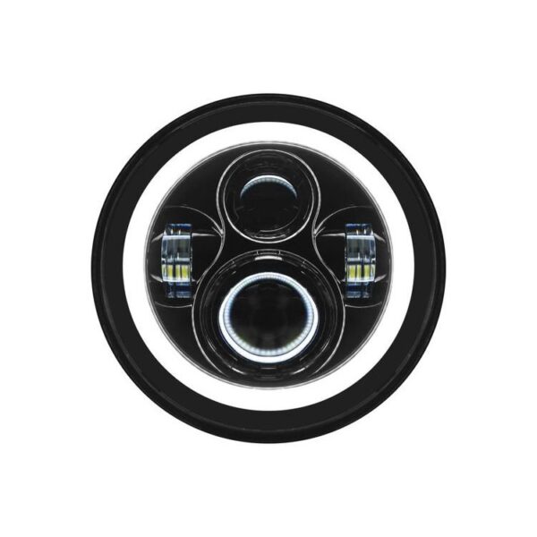 LED 7" Halomaker Headlight And 4 1/2" Passing Lamps Kit For Harley 1994-2025 - Image 3